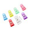 100 Pcs Plastic Clip Colorful Clear Clothespins Photos Crafts Memos