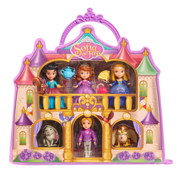 Sofia the First Castle Carry Case, Officially Licensed Kids Toys for Ages 3 Up, Gifts and Presents by Just Play