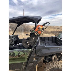 UTV Roll Bar Chainsaw Mount Fits Yamaha, Honda, Polaris, Can Am and all Round Roll Bars 1" to 2" RCM-3012 Hornet outdoors