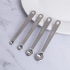 BERYLER 2PCS 1/64 Single Measuring Spoons, Mini Small Measuring Spoon