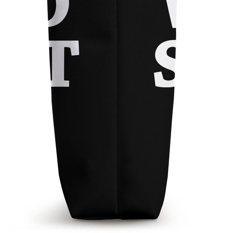 Wicked Smart | White Text Designed Apparel Tote Bag