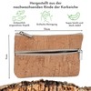 SIMARU Coin Purse Cork Wallet Mini Slim Wallet Purse with
