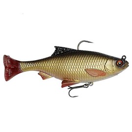 Savage Gear 3D Pulse Tail Roach - 2 Gummifische, Farbe:Rudd, Länge/Gewicht:13cm / 38.5g