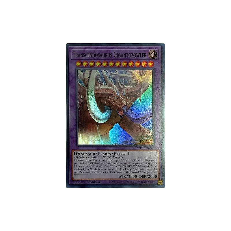 Transcendosaurus Gigantozowler - WISU-EN003 - Super Rare - 1st Edition