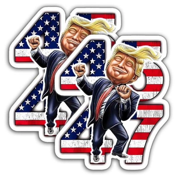Bumper Stickers (2pcs), 45 47 Car Decal, Waterproof Sticker, Stickers