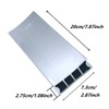 TUOREN Two-Way Guitar Bass Fingerboard Radius Sanding Block 12"/16" Aluminum