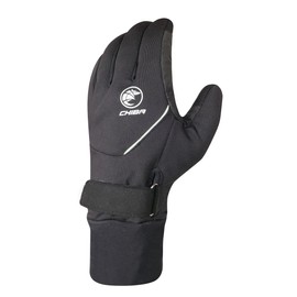 Chiba Rain Pro Winter Cycling Gloves Long Black/White 2025: Size: XL (10)