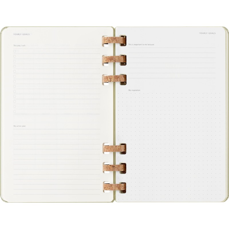 Moleskine Spiral 12 Month 2026-2026 Academic Year Planner, Hard Cover,
