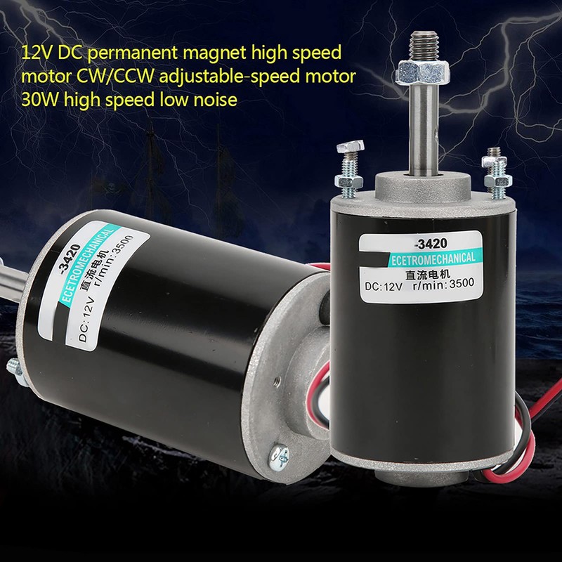 Mini Electric Motor, DC Motor, Permanent Magnet High Speed Motor,