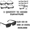 Rear View Mirror Sunglasses Anti Track See Behind You Sunglasses