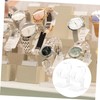 Baluue 2 Pcs Acrylic Watch Display Stand Transparent Jewelry Organizer