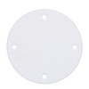 Seachoice Marine Boat Cover Plate, Arctic White, 4-1/8 in. Outer