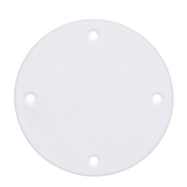 Seachoice Marine Boat Cover Plate, Arctic White, 4-1/8 in. Outer Diameter