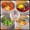 Patelai 3 Pcs Pasta Strainer 5.5" 6.3" 7.1" Metal Noodle