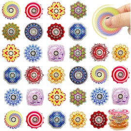 20Pcs Mini Fidget Spinner Toys Party Favors Easter Basket Goodie Bag Stuffers Gifts,Stress Relief Sensory Toys for Kids Teens Adults Autisms,Treasure Box Toy for Classroom Prizes Supplies