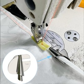FLYAMAPIRIT Sewing Rolled Hem Foot Set [3mm-10mm] Stainless Steel Rolled Hem Presser Feet, Curved Ring Hem Pressure Foot Set for Sewing Machine, Sewing Hem Feet (4pcs - 3/4/5/6mm)