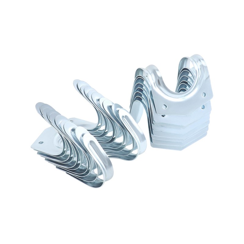 QWORK Pack of 20 Garden Tool Holders, Garage Hooks, Double