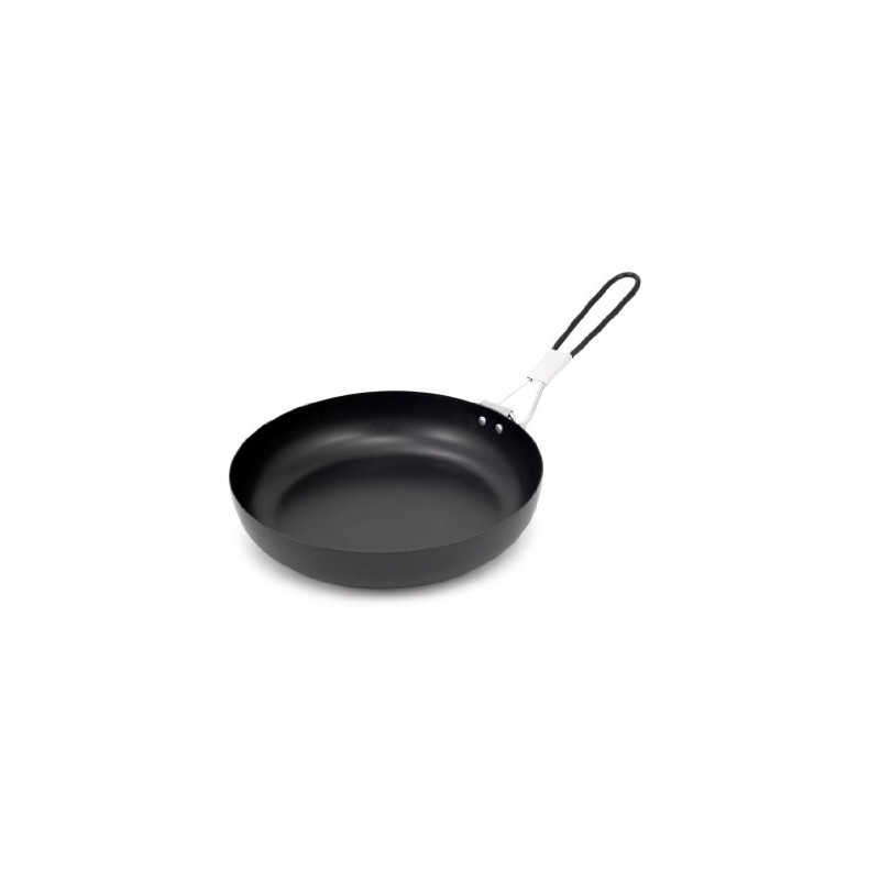 Gsi Outdoor Steel Pan with Folding Handle – Black, 60209