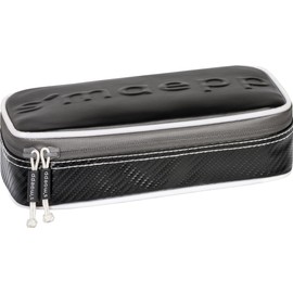 BRUNNEN S'maepp XL Pencil Case Carbon 1 Flap Black / Silver