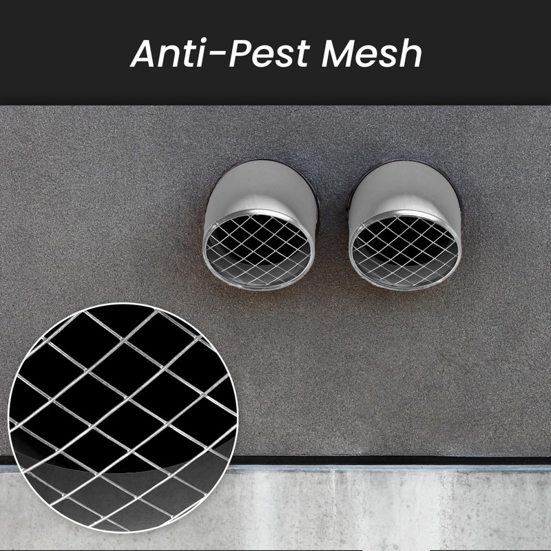 Repa Market Ø6 Inch Duct Cover – Galvanized Steel Round