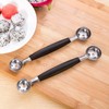 ApexPine 2 Pcs Double Head Stainless Steel Melon Baller Scoops