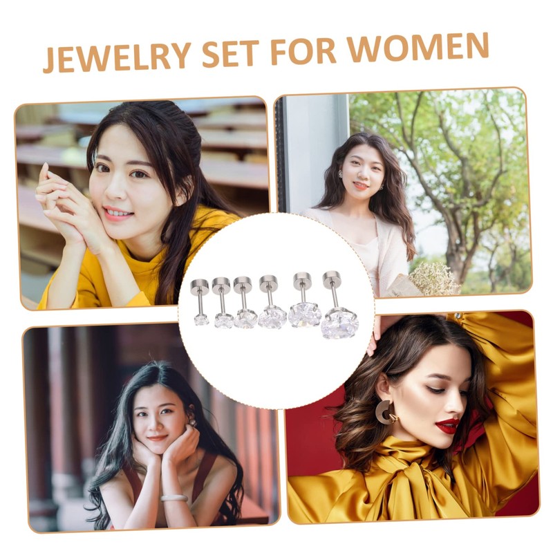 SAFIGLE 24 Pcs Earrings Cartilage Earring Argollas Para Hombre Oreja