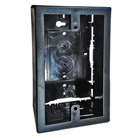 Electriduct 500 Series Raceway Accessory Single Junction Box (Black)