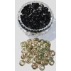 celloexpress Black Animal Noses 25mm Metal Backs - Teddy Bear