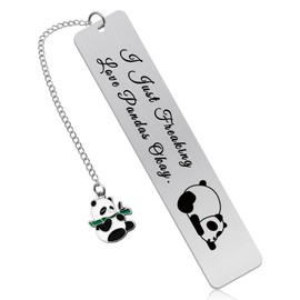 Panda Gifts Bookmark Panda Themed Gifts Birthday Present for Animal Lovers Bestie Sisters Daughter Christmas Graduation Present Bookmark Book Lover Gift