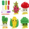 TIKA 5‑Pcs DIY Puff Bubble Vegetable Crochet Kit – Beginner
