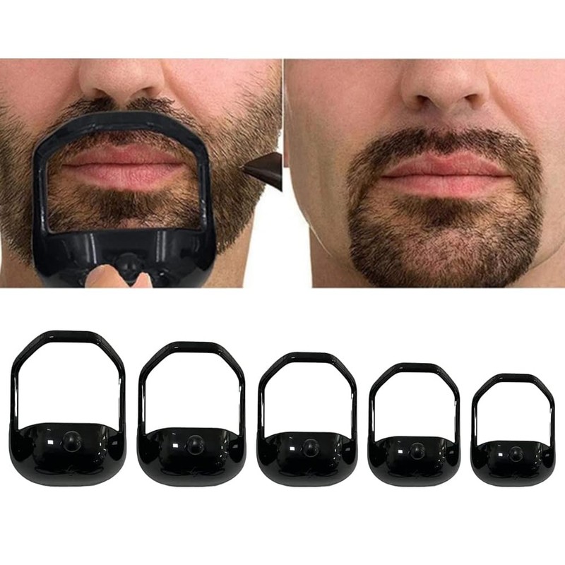 BOBOZHONG Beard Comb, 5 Pieces Beard Trimmer for Beard Styling,