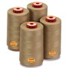 New brothread 5000M Roll/Set of 4 Lock Sewing Thread #60