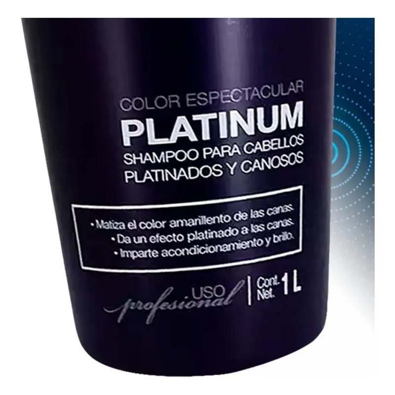 Shampoo Matizador De Canas Profesional Xiomara 1 Lt