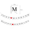 LKCCTK Set of 2 Wedding Garlands, Happy Wedding/Just Married, Perfect