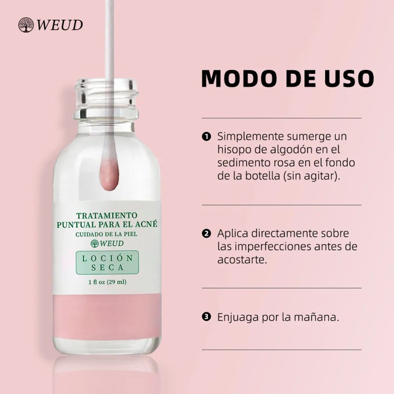 3pc 29ml Loción Seca Pink Tratamientos Tópicos Para El Acné