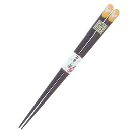 Chopsticks - Chinese Zodiac Tori (Rooster Tori) Lacquer Painted Wooden (Natural Wood) 7.1 inches (18 cm)