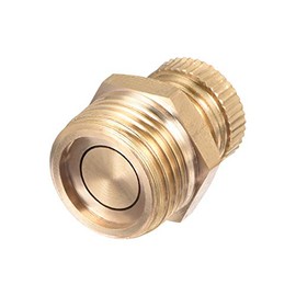 sourcing map Air Compressor 3/8 PT Male Thread Water Drain Valve Brass Tone Pack of 2