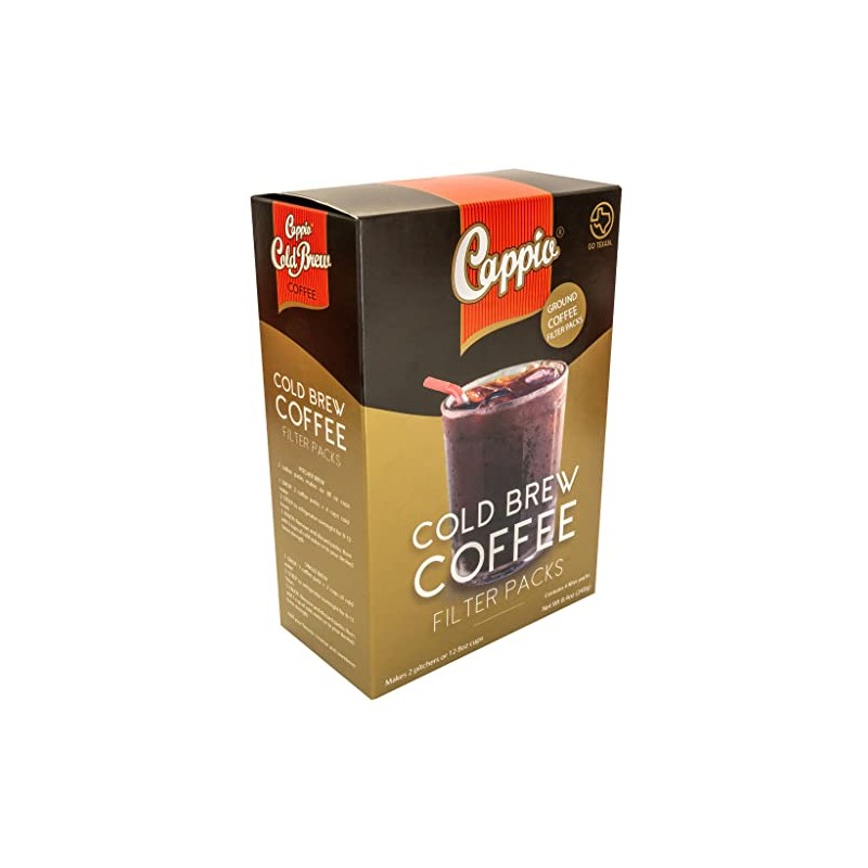 Cappio Cold Brew Coffee Pack, Cold Brew, 8.4 Oz (4
