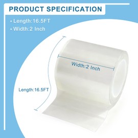 KEPYDRMTF Book Repair Tape, Archival Safe Acid-Free for Book Binding, Clear Strong Waterproof Adhesive Tape, No Residue for Libraries,Old Books, Broken Pages (2 inchx16.5 feet)