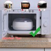 Microwave Vegetable Steamer, Microwave Steamer for Vegetables, Microwave Heating Bowl,