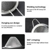 Stainless Steel Fine Mesh Strainer with Handle, Practical Conical Shape