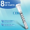 Ceoighe 8 Pack Window Screen Plunger Latches with Caps, 5/32"