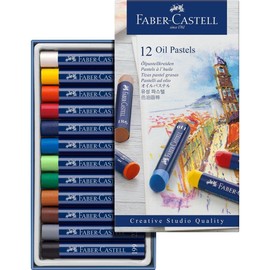 Faber-Castell Creative Studio ™ Pastel Chalk, 12 Assorted Colours in Cardboard Case