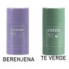 Mascarilla Facial En Barra Extracto Te Verde Berenjena