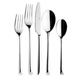 Vikko Silverware Set, Classic Design, Set of Elegant Flatware, Service for 8 Strong and Durable 18/10 Stainless Steel Flatware Set, 40 Piece Set, Dishwasher Safe