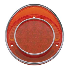 United Pacific CTL6804LED 1968-1973 Chevy Corvette LED Tail Light W/S.Rim, 1 Pack