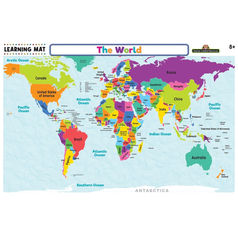 The World Map Learning Mat