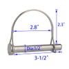 2 Pcs Large Pto Pin, Safety Coupler Pin 1/2" x