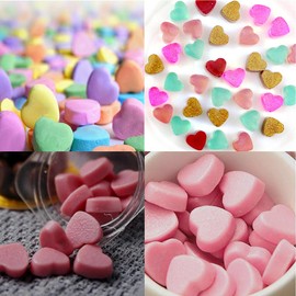 yuntop 2 Pack Silicone Mini Heart Molds with 2 Droppers Ice Cube Heart Molds Gummy Heart Molds Mini Heart Shape Mold for Baking Silicone Molds for Candy Chocolate Soap Jelly Cake Heart Ice Tray (Pink)