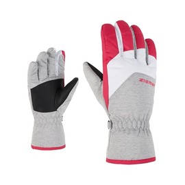 Ziener Children's Lando Glove Junior Ski Gloves / Winter Sports Light Melange Pop Pink 6.5